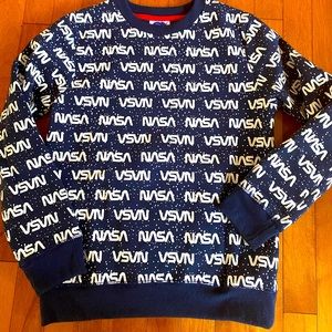 Youth NASA Christmas Holiday Sweater Size 10/12